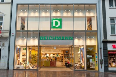 Eine Deichmann-Filiale in Citylage.
