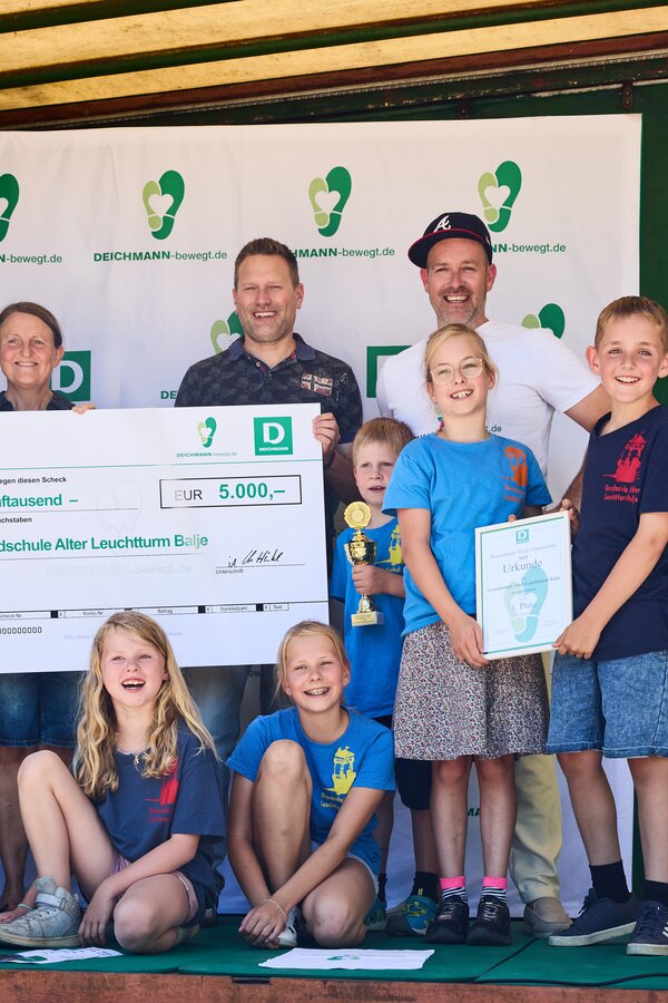 Deutschlands fitteste Grundschule 2025 kommt aus Niedersachsen. © TBA / DEICHMANN